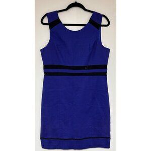 Walter by Walter Baker Women’s Blue And Black Sleeveless Sheath Dress NWT Size L